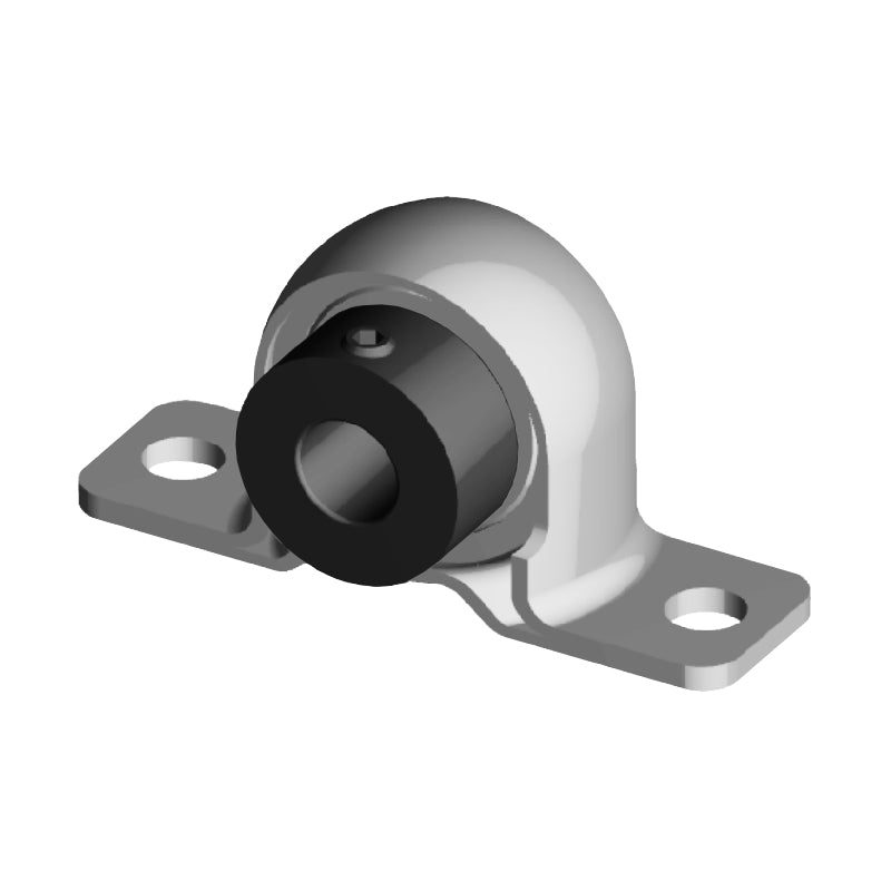 NTN AELPP202-010W3 Imperial Pressed Steel Two Bolt Plummer Block Housing with 5/8 inch Eccentric Collar Insert - Allow 2-3 Days