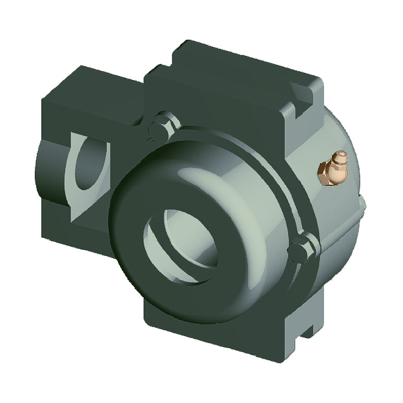 NTN C-UCTX11-203D1 Imperial Cast Iron Take Up Unit with 2-3/16 inch Bore Bearing Unit with Cast Iron Cover - Open Version - Allow 2-3 Days
