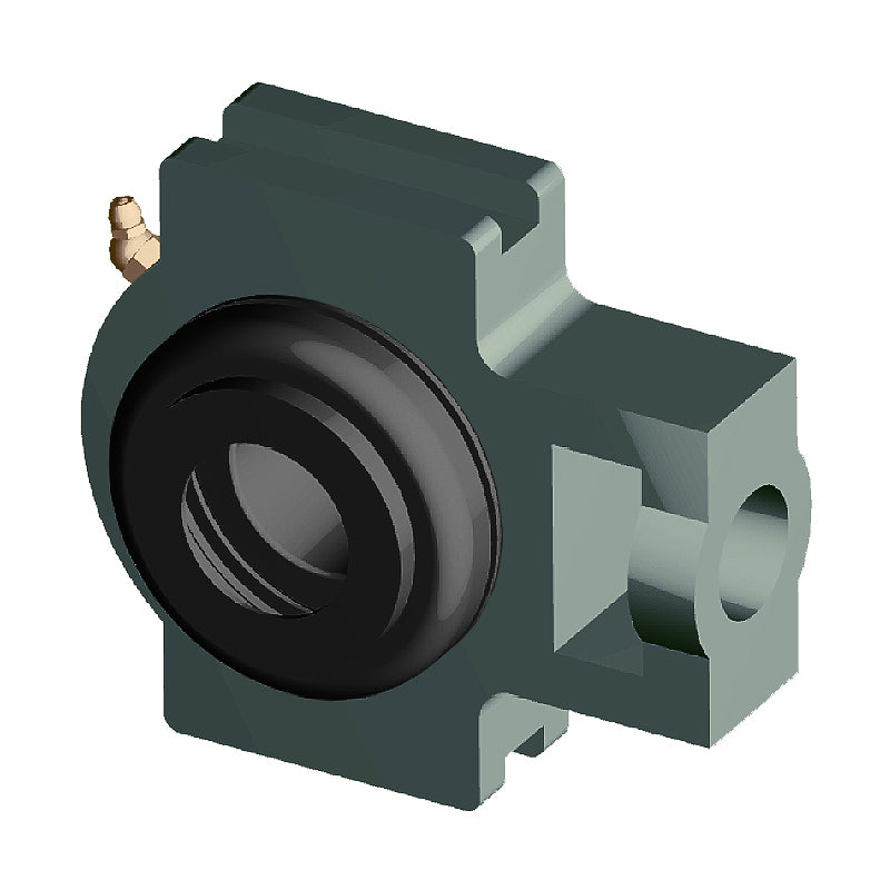 NTN M-SM-UCT212D1 Metric Cast Iron Take Up Unit with 60mm Bore Bearing Unit with Steel Plate Cover - Closed Version - Allow 2-3 Days