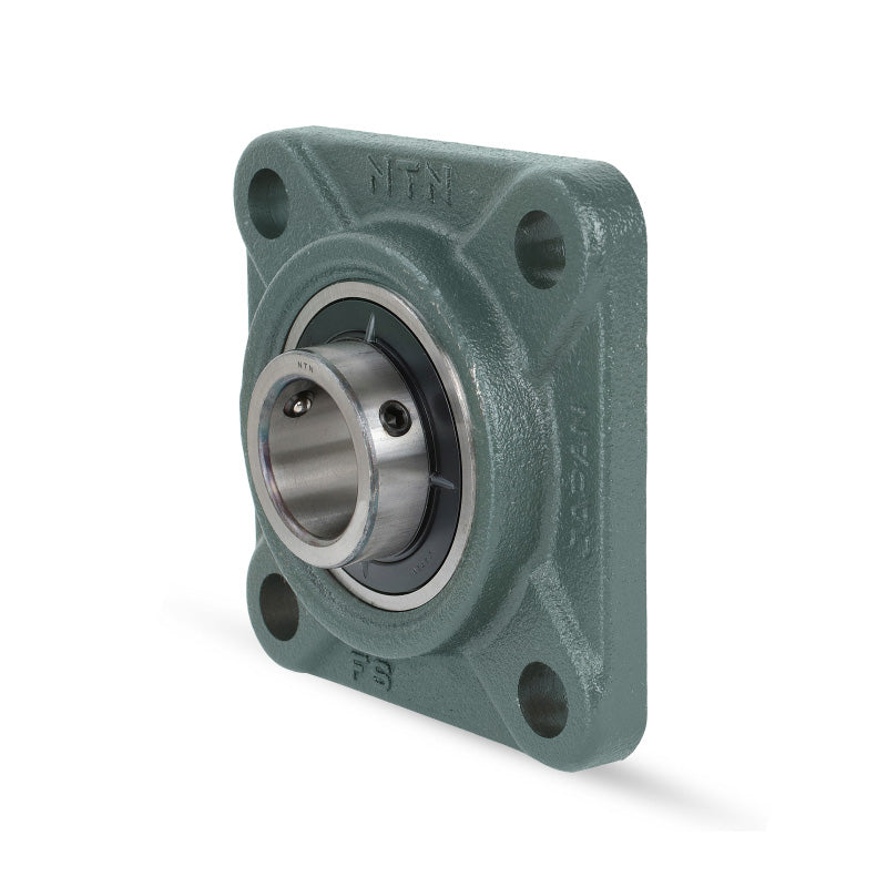 NTN UCF207-105D1 Imperial Four Bolt Square Cast Iron Flange Housing with 1-5/16 inch Bore Insert - Allow 2-3 Days