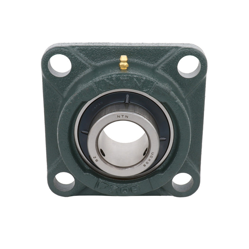 NTN UCFX20-315D1 Imperial Four Bolt Square Cast Iron Flange Housing with 3-15/16 inch Bore Insert - Allow 2-3 Days