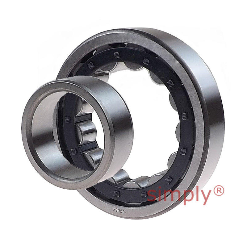 Codex NU208 Single Row Cylindrical Roller Bearing 40x80x18mm