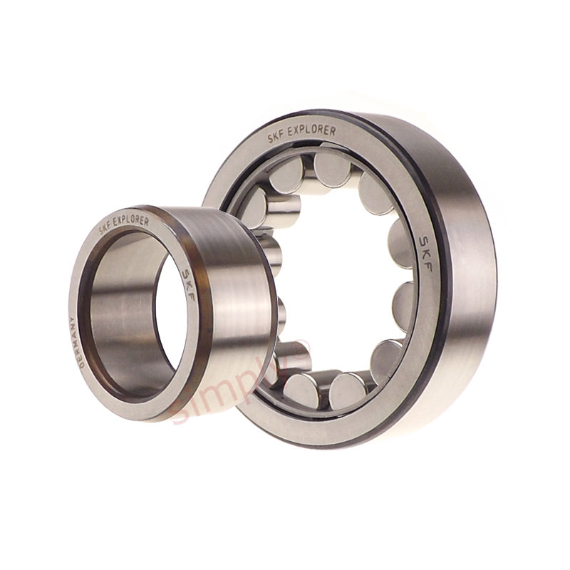SKF NU210ECJ/C3 Steel Cage Single Row Cylindrical Roller Bearing 50x90x20mm