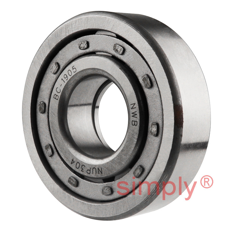 NUP304 Budget Single Row Cylindrical Roller Bearing 20x52x15mm
