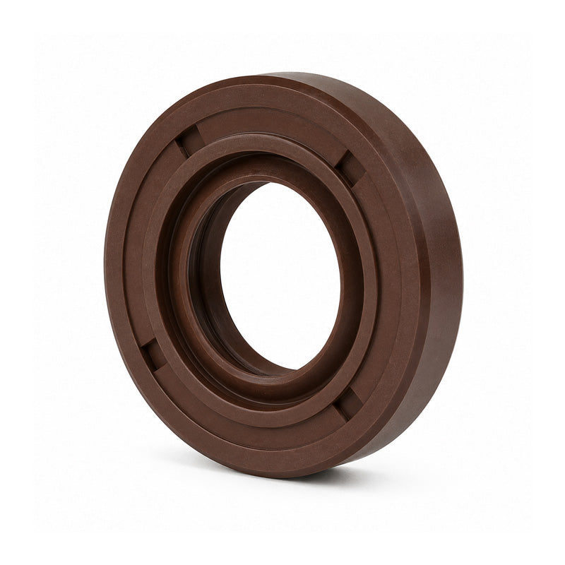 25x35x6mm TC / R23 Double Lip FKM Rubber Metric Rotary Shaft Oil Seal with Garter Spring