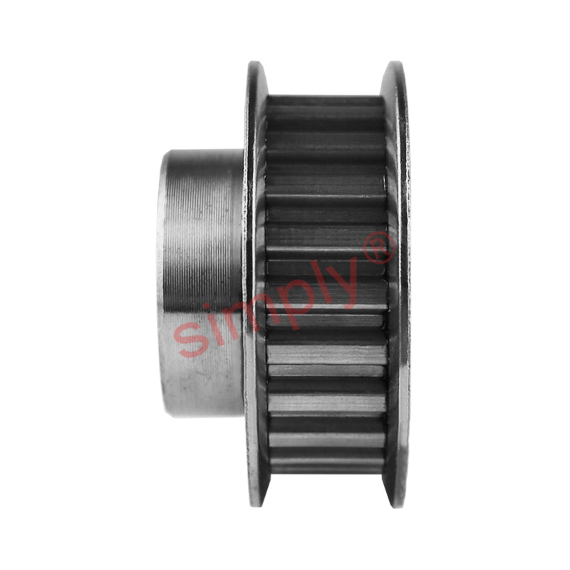 P14-XL-037F - 1/5 inch Pitch 14 Tooth Flanged Pilot Bore Aluminium Timing Pulley for 3/8 inch Wide Belt