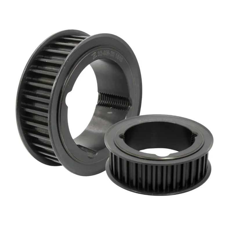 Drive-Flex PC8M-45S-36 - 8mm Pitch 45 Tooth Polychain and Synchrochain Steel Taper Bore Timing Belt Pulley for 36mm Wide Belts
