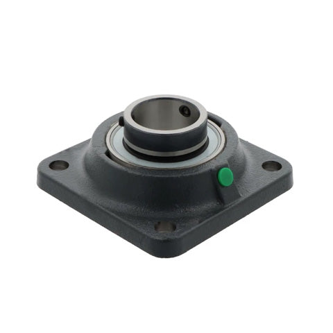 INA PCJY12XL Four Bolt Cast Iron Square Housing with Grub Screw Insert 12mm Bore