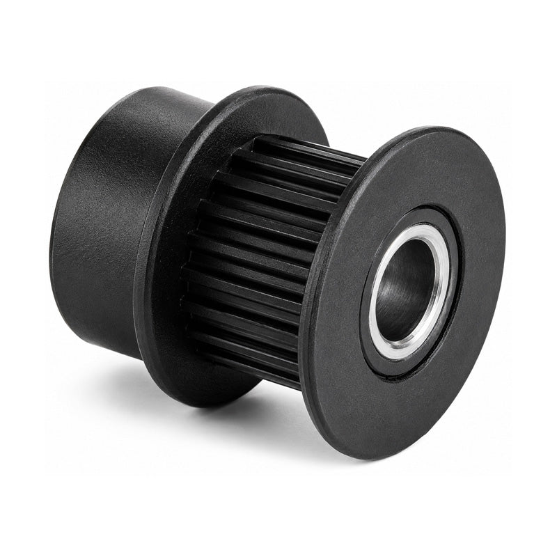 PP65-MXL-025MI - 0.08 inch Pitch 65 Tooth Pilot Bore Polycarbonate (Glass Filled) Timing Pulley with Brass Insert