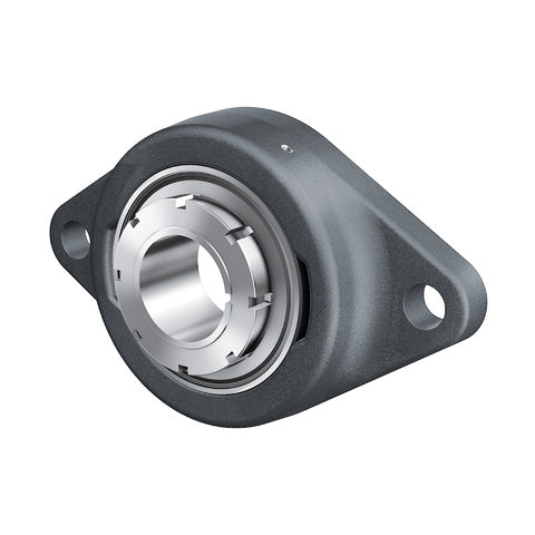 INA RCJTA35XLN Two Bolt Cast Iron Oval Housing with Adaptor Sleeve 35mm Bore