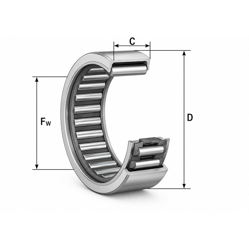 INA RNAO17-25-13 Machined Needle Roller Bearing 17x25x13mm - Allow 1-2 Days - Contact Us For Faster Delivery