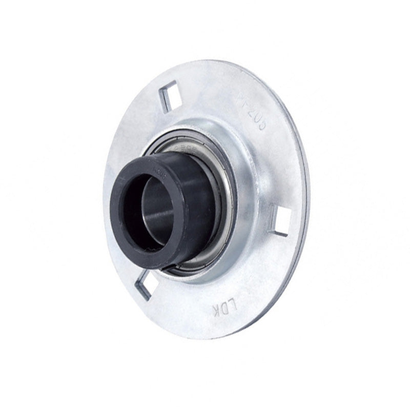 SAPF207-23 Round 3 Bolt Pressed Steel Bearing Housing with 1-7/16 inch Collar Insert