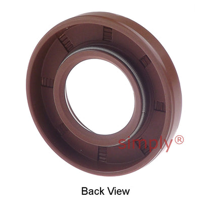 22x35x7mm SC / R21 Single Lip FKM Rubber Metric Rotary Shaft Oil Seal with Garter Spring