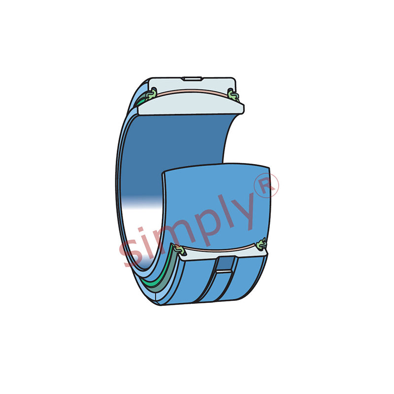 SKF GE200TXA2RS Maintenance Free Spherical Plain Bearing Steel / PTFE Fabric 200x290x130x100mm