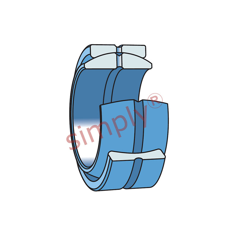 SKF GEZ208ES Spherical Plain Bearing 63.5x100.01x55.56x47.63mm