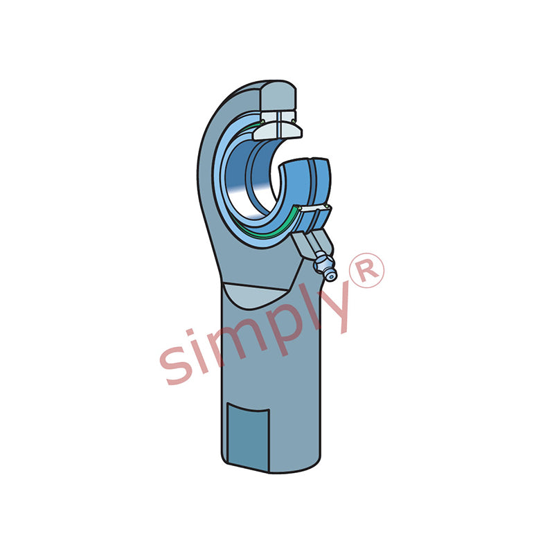 SKF SILA45ES2RS Left Hand Steel / Steel Plain Female Rod End M42x3 Thread