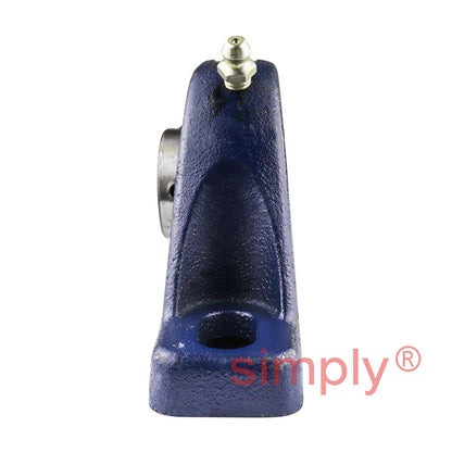 RHP SL3/4 Two Bolt Cast Iron Pillow Block and 3/4 Bore Grub Screw Full Width Insert