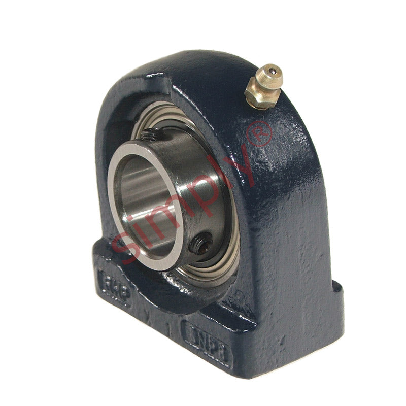 RHP SNP5/8 Threaded Base Small Footprint Pillow / Plummer Block and 5/8 inch Bore Grub Screw Full Width Insert