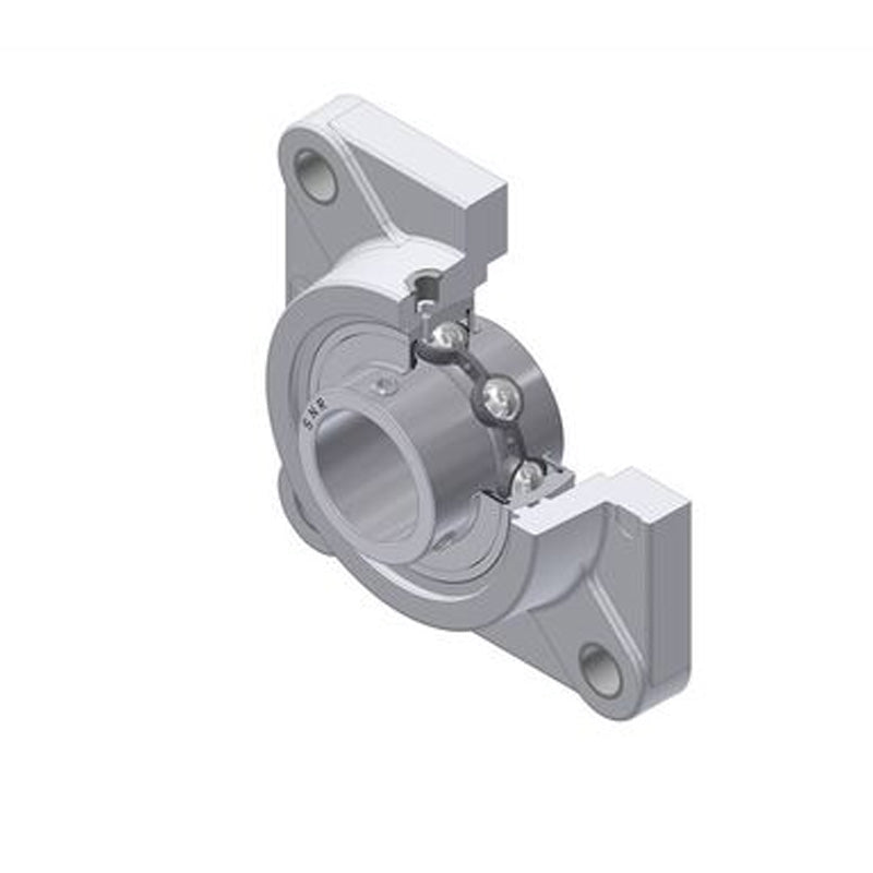 SNR MUCFPL205-16 Imperial Thermoplastic Four Bolt Square Flanged Bracket Housing Unit with 1 inch Bore Insert - Allow 2-3 Days