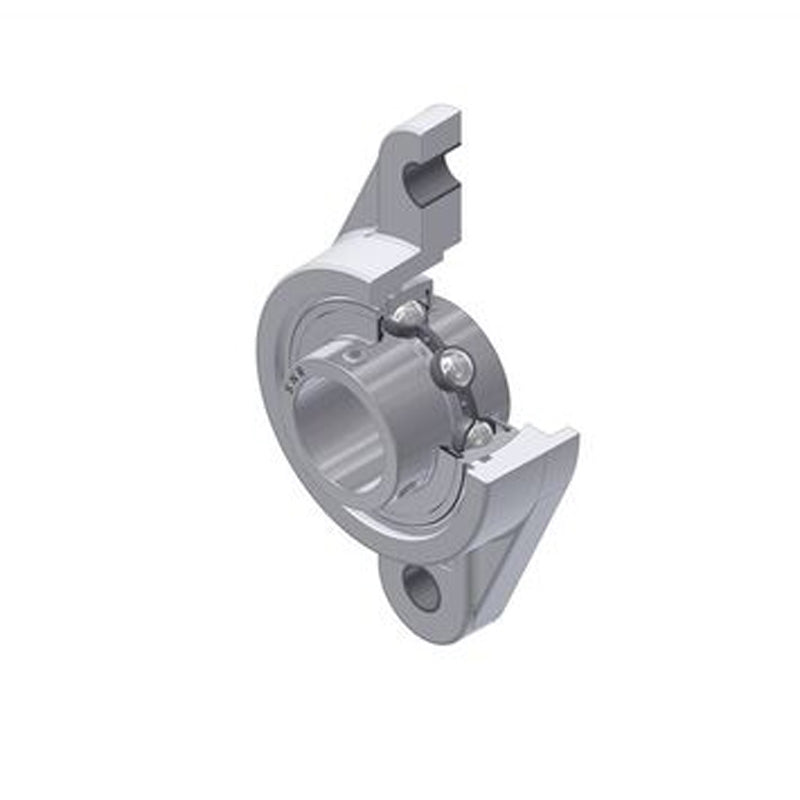 SNR MUCNFL207 Metric Thermoplastic Two Bolt Oval Flanged Bracket Housing Unit with 35mm Bore Insert - Allow 2-3 Days