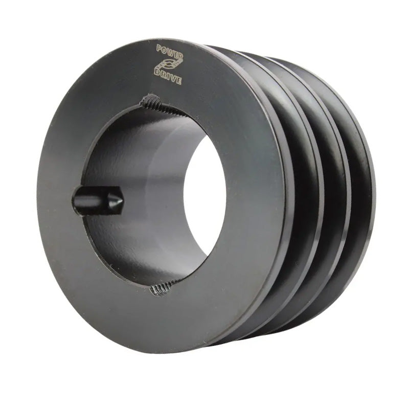 100X3SPB 100mm Pitch Diameter SPB Section Tapered Locking Bush Type Pulley with 3 Grooves (Bush not Incl.)