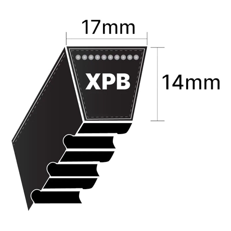 Major Brand XPB1600 SPBX-Section Cogged V-Belt