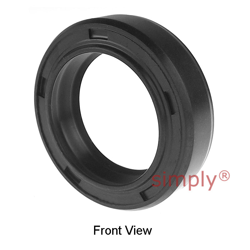 13x25x5mm Nitrile Rubber Double Lip Rotary Shaft Oil Seal with Garter Spring TC / R23