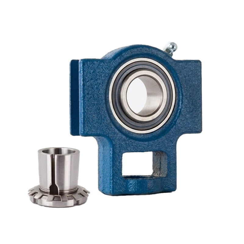 UKT209/H2309 Metric Cast Iron Take Up Unit Housing Insert and Adaptor Sleeve Fits 40mm Shaft