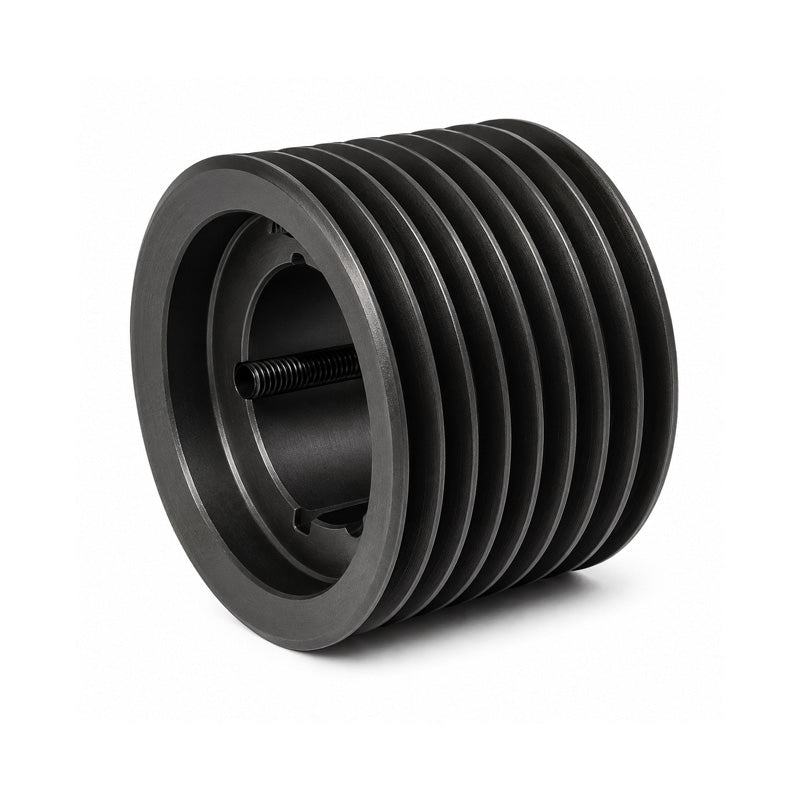 PowerDrive 450X8SPC 450mm Pitch Diameter SPC Section Tapered Locking Bush Type Pulley with 8 Grooves (Bush not Incl.) - Allow 2-3 Days
