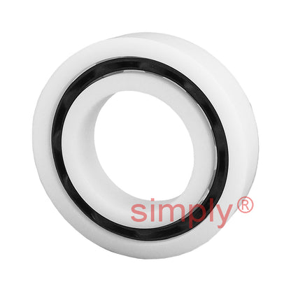 xiros xirodur BB6201B18010ES Open Type Radial Groove Ball Bearing with PA Cage and Stainless Steel Balls 12x32x10mm