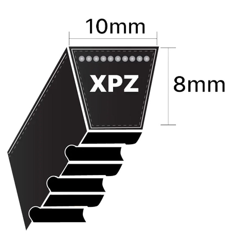 XPZ2120 Gates Quad Power 4 XPZ-Section Cogged V-Belt (Uniset Match)