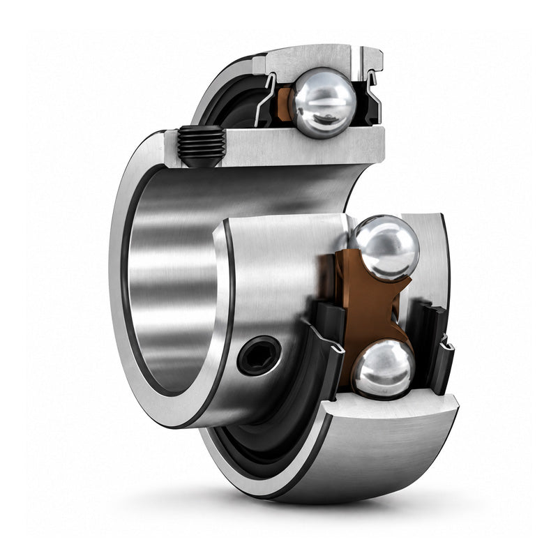 SKF YAT209 Grub Screw Type Bearing Insert with 45mm Bore 85mm Outside Diameter
