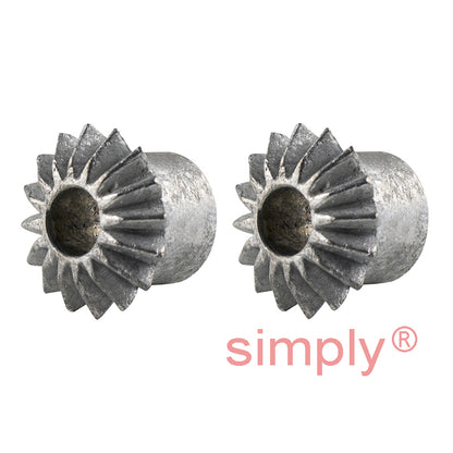 ZBM10/16 16 Tooth Metric Die Cast Zinc Mitre Gear (Set of 2) 1.0 MOD 20 Deg Pressure Angle